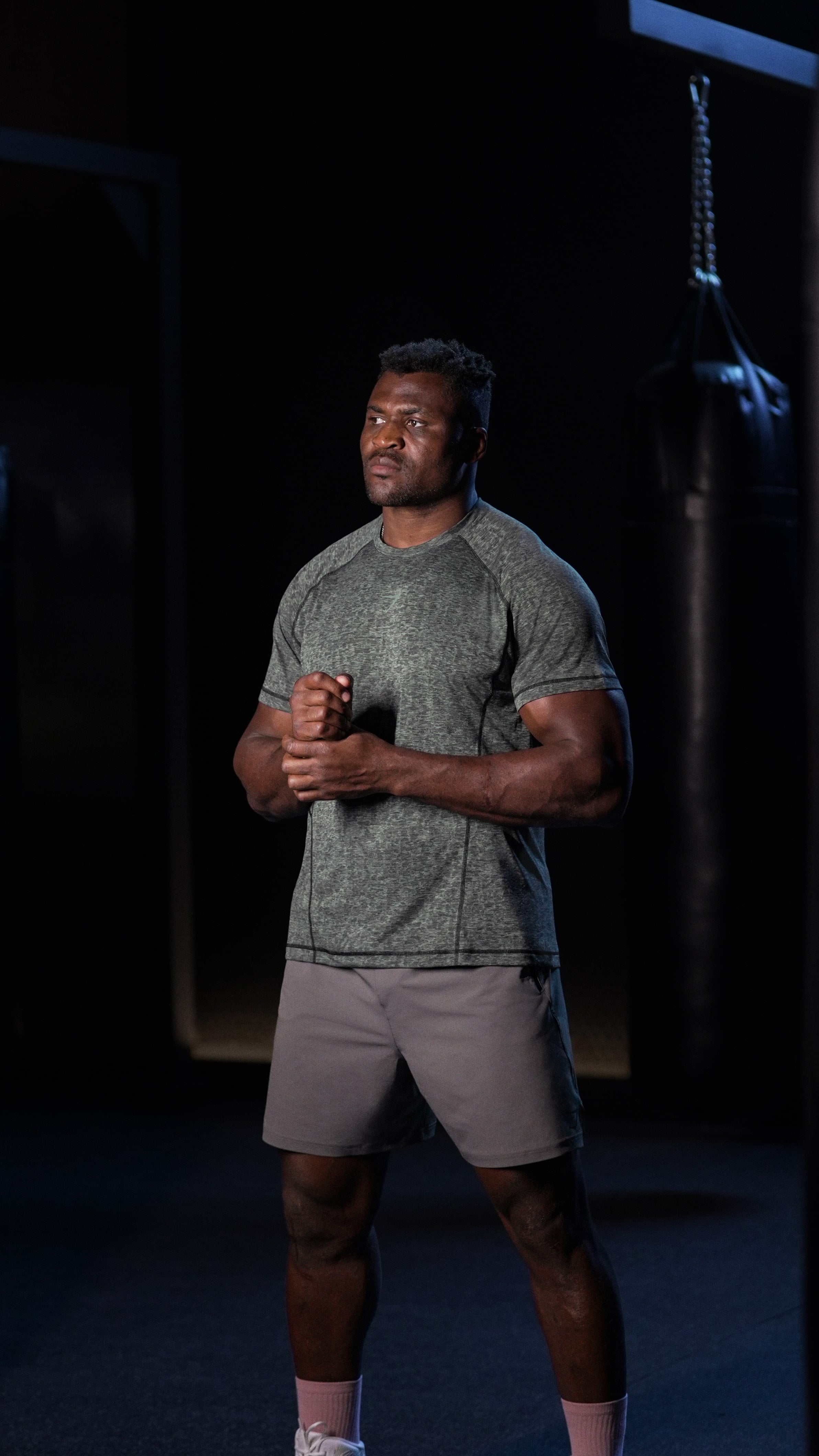 Francis Ngannou is built different.